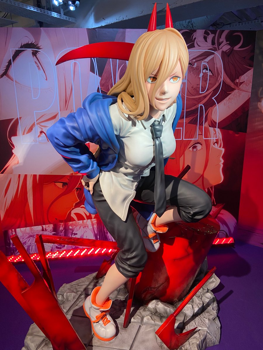 アニメーション #チェンソーマン展】 ED映像と共に大迫力の『パワー