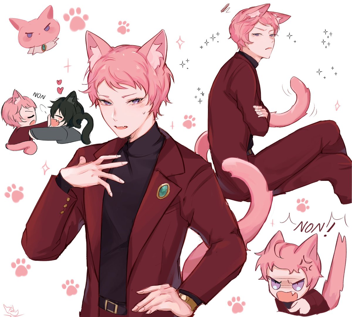 ピンク猫 #enstars #あんスタ #斎宮宗