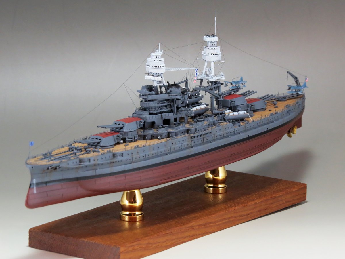 Dragon「1/700 U.S.S. Arizona BB-39, 1941 戦艦アリゾナ」完成しま
