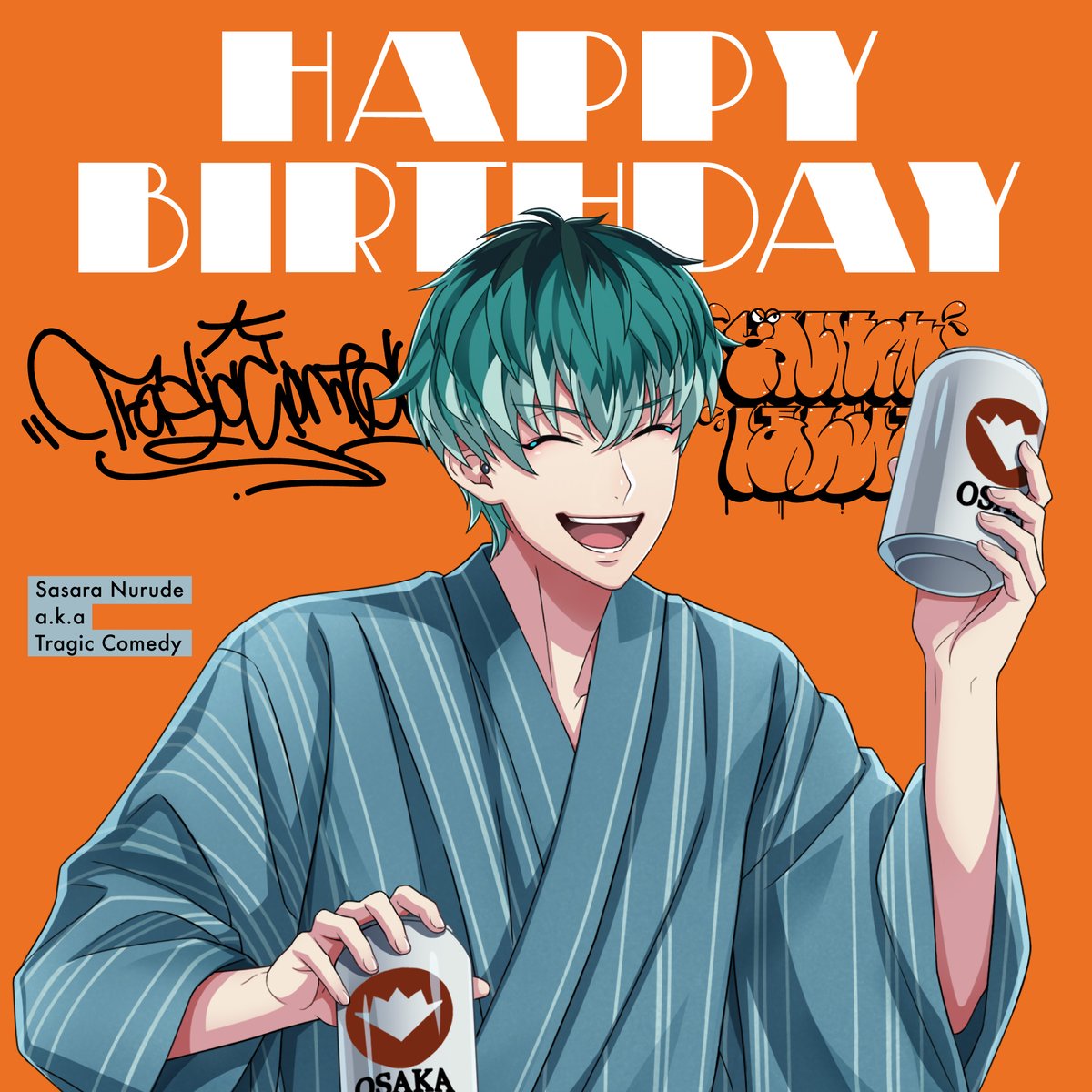 🎉🎊🎉🎊 HAPPY BIRTHDAY TO SASARA!!!!!! 🎉🎊🎉🎊 10/31は白膠木 簓