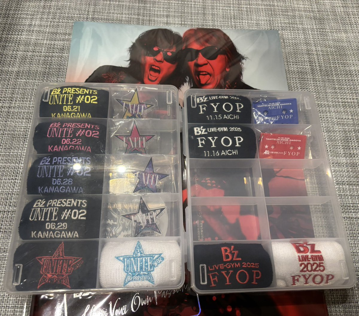 ひっそり揃える2025年分のガチャたち Next→福岡(土)！！！ #Bz #FYOP