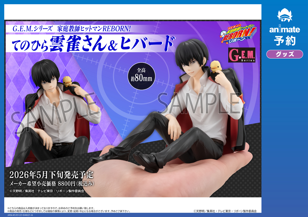 2026年5月発売予定の【家庭教師ヒットマンREBORN! G.E.M.シリーズ