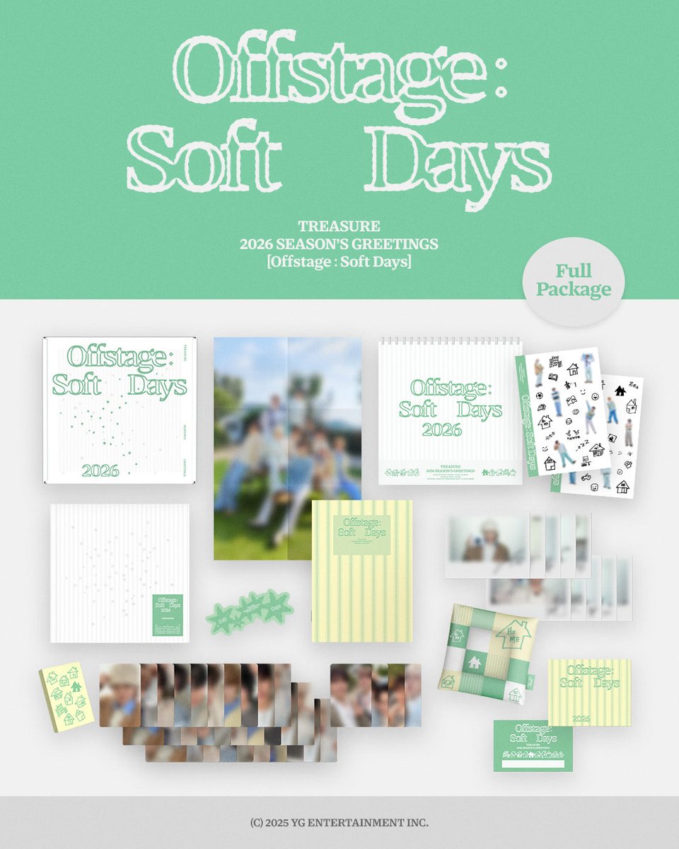 TREASURE 2026 SEASONS GREETINGS [Offstage : Soft Days] トレジャー