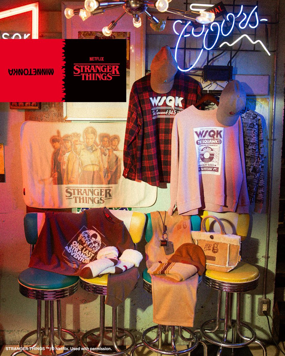 STRANGER THINGS×MINNETONKA​ 11月より配信される『ストレンジャー