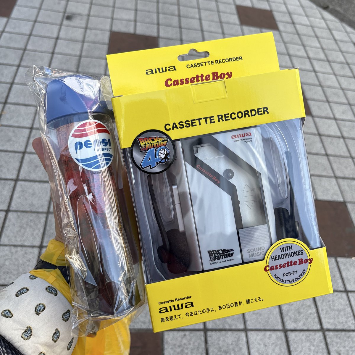 買えたぁぁぁぁぁぁぁ嬉しすぎるぅぅぅ #BTTF #BTTF40周年 #バック