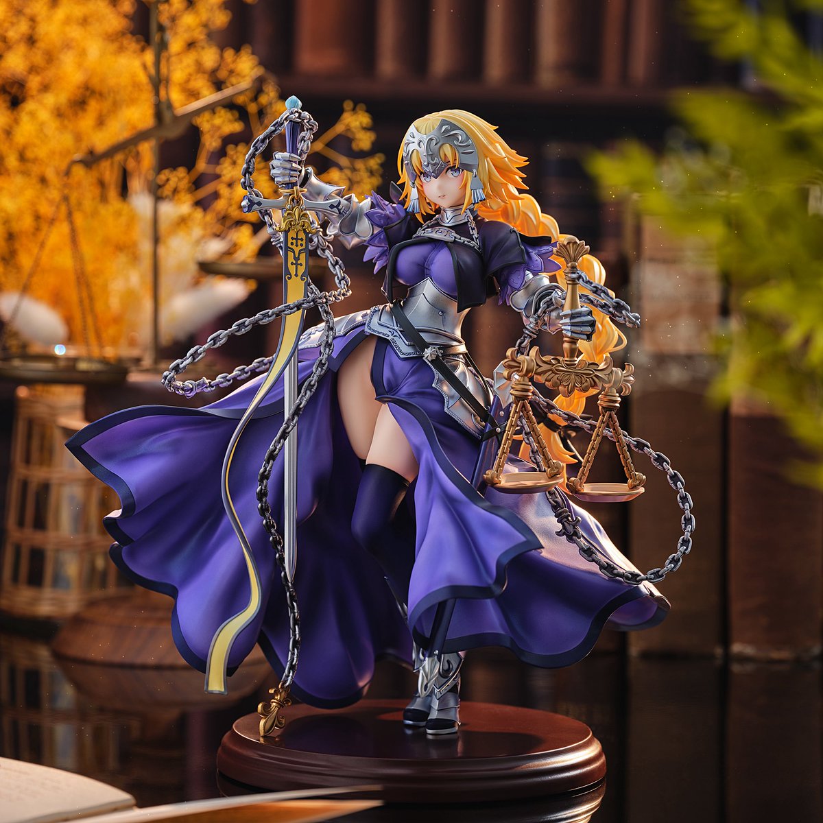 グリズリーパンダさん原型のFGO ジャンヌ・ダルク展示見本を塗装させて