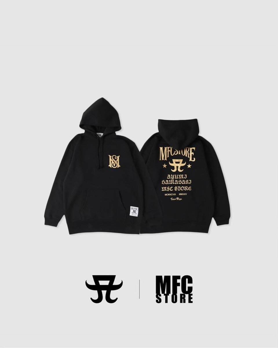 福岡限定 浜崎あゆみ×MFC STORE フーディー パーカー グレー Mサイズ