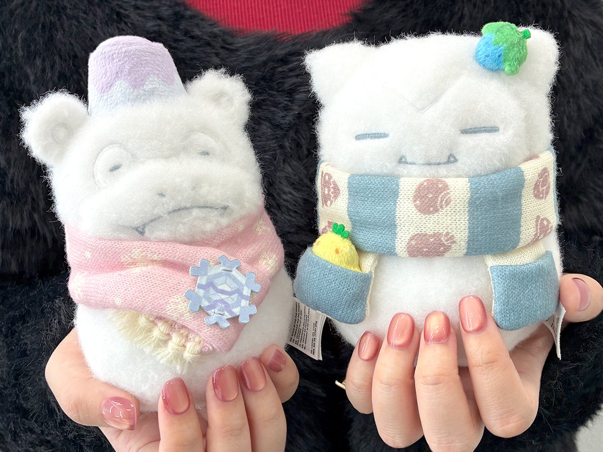 11月29日（土）、ポケモンたちの「ゆきだるまぬいぐるみ」がポケモン