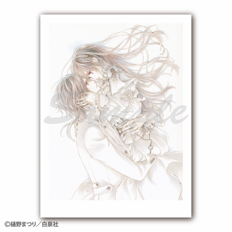 ヴァンパイア騎士原画展 限定 樋野まつり先生 直筆 原稿下絵 1枚