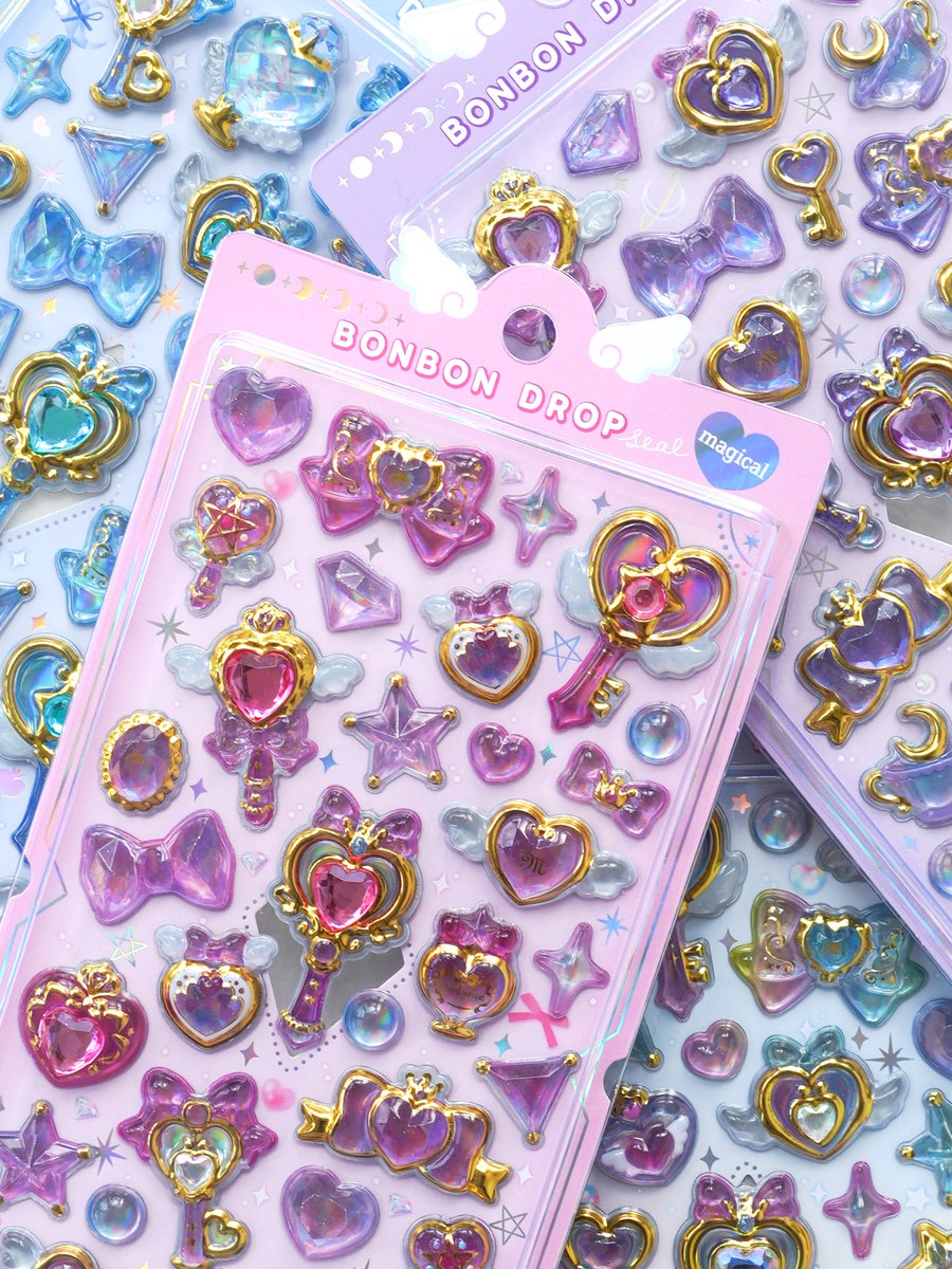 🎀 お知らせ 🎀 ボンボンドロップシール マジカルシリーズは 近日販売