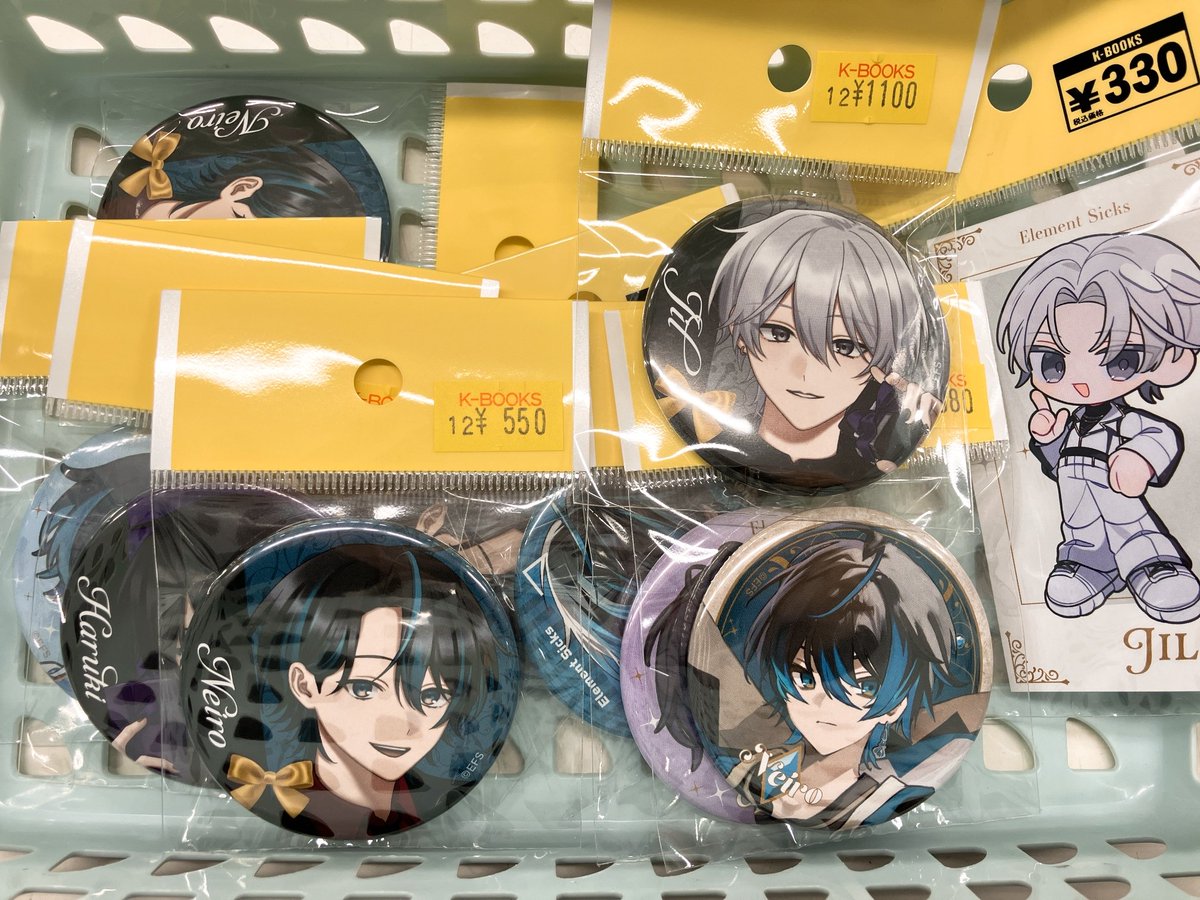 入荷情報】 💎Element Sicks💎 缶バッジ カード トレカ etc. 各種