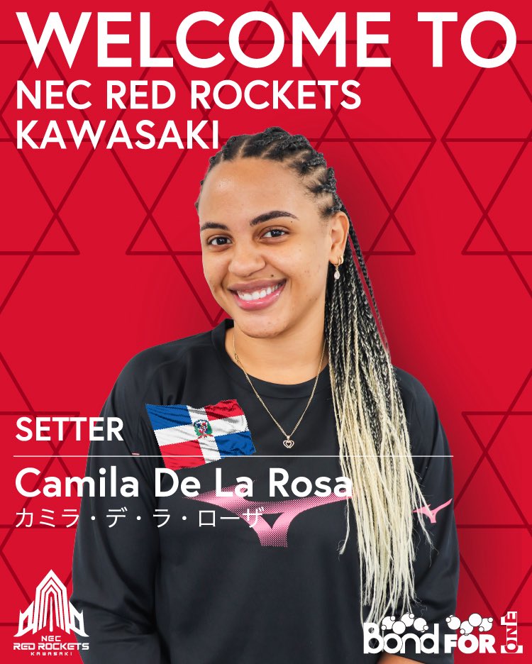 新加入選手のお知らせ】 この度、#NECレッドロケッツ川崎 へ入団する