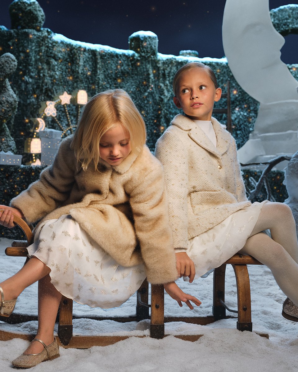 Experience a winter wonderland of specially selected Baby Dior