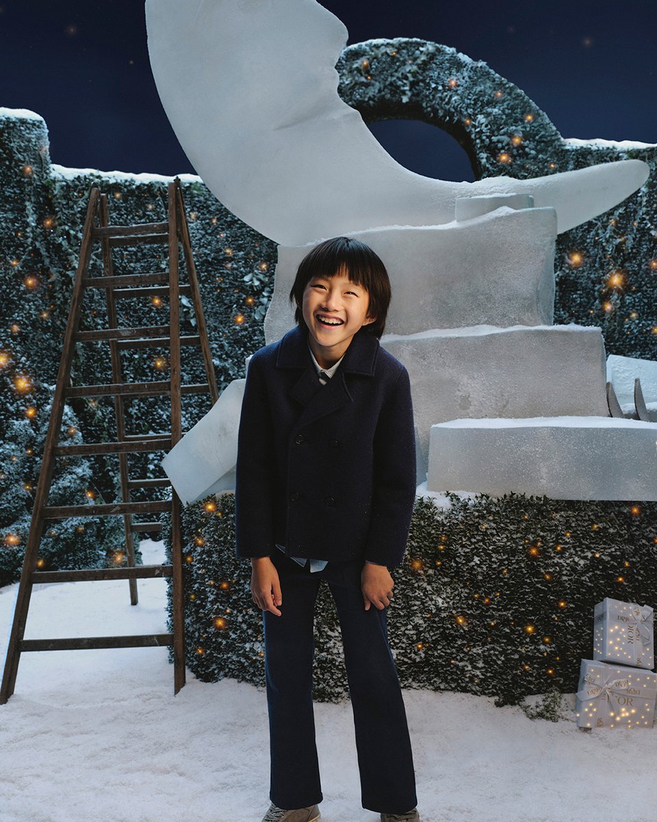 Experience a winter wonderland of specially selected Baby Dior