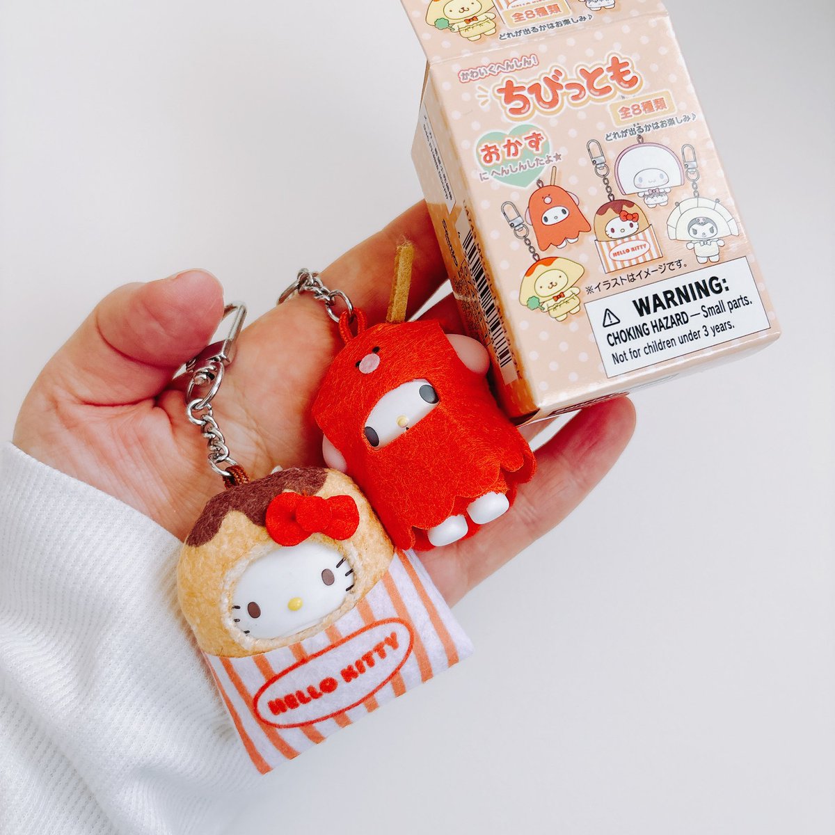 今日発売の新作 ちびっともシリーズ買ってきた🤍雪の精はBOX買いで