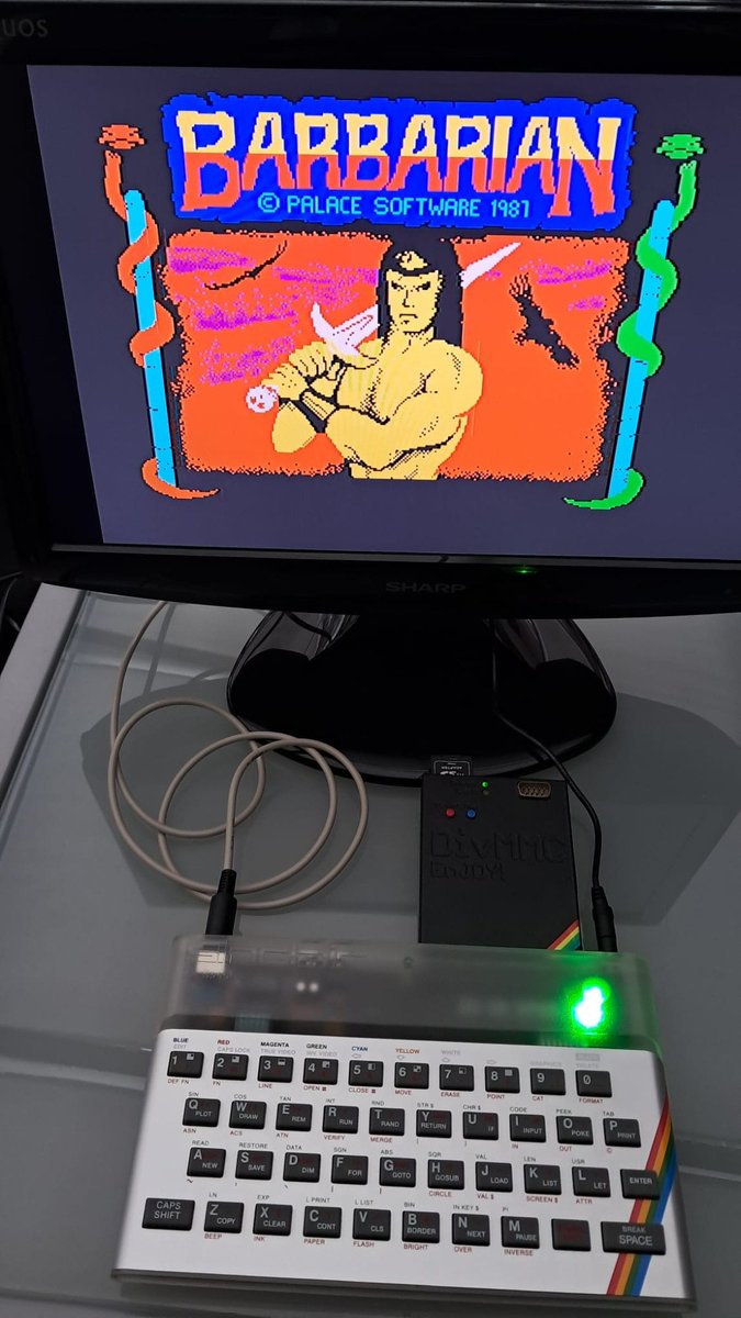 ZX Spectrum reimagined. Transparent case, original form, rubber