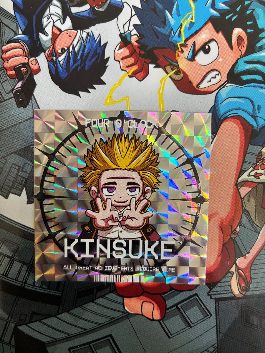 運命の巻戻士』11巻、今日発売です！！⏮️ クロックハンズ4時のシール