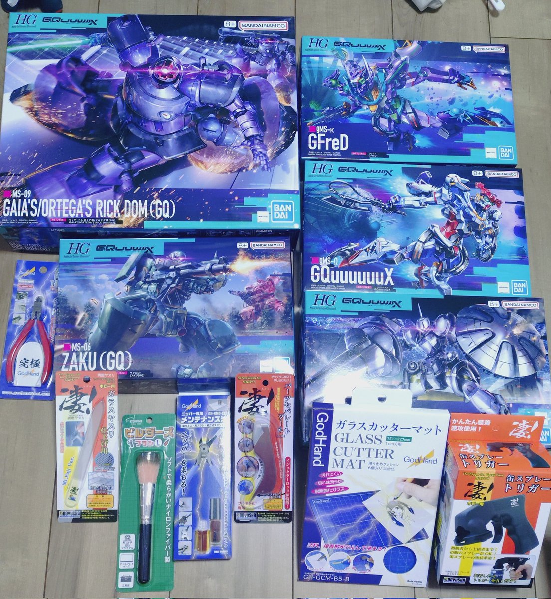 ヨドバシ福袋 ガンプラ（ハイグレード）の夢 中身はGQuuuuuuX縛り