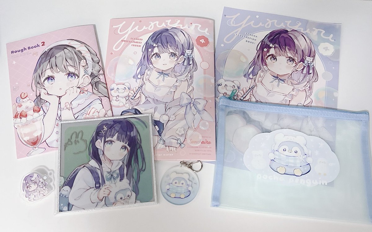 C107 冬コミで頒布する新刊セットが揃いました！モカちゃん新刊セット