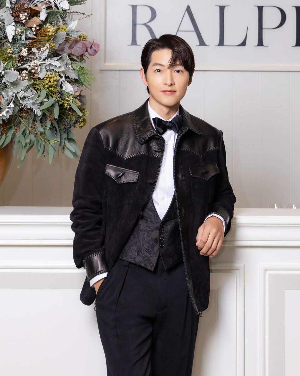 SongJoongKi, dressed in #RLPurpleLabel, joined us for an intimate