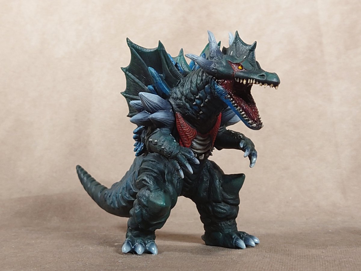 ウルトラ怪獣シリーズ 光波怪獣 ガイリュウガ カスタム、リペイント