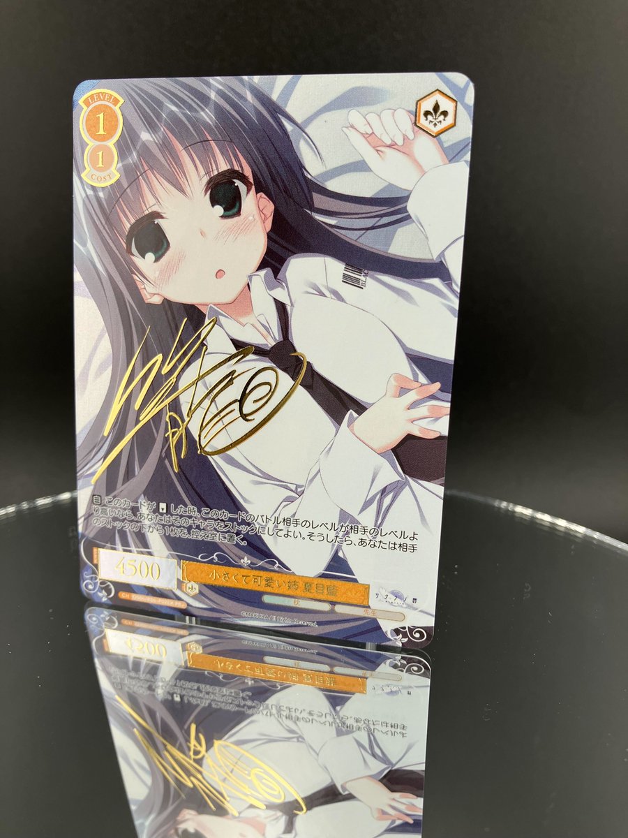 ネ*ス様 「青空の魔術師」明日香 SSP 箔押しサイン ヴァイス