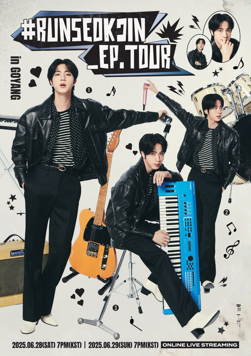 JINの高陽公演『RUNSEOKJIN_EP.TOUR in GOYANG』のデジタルコードが