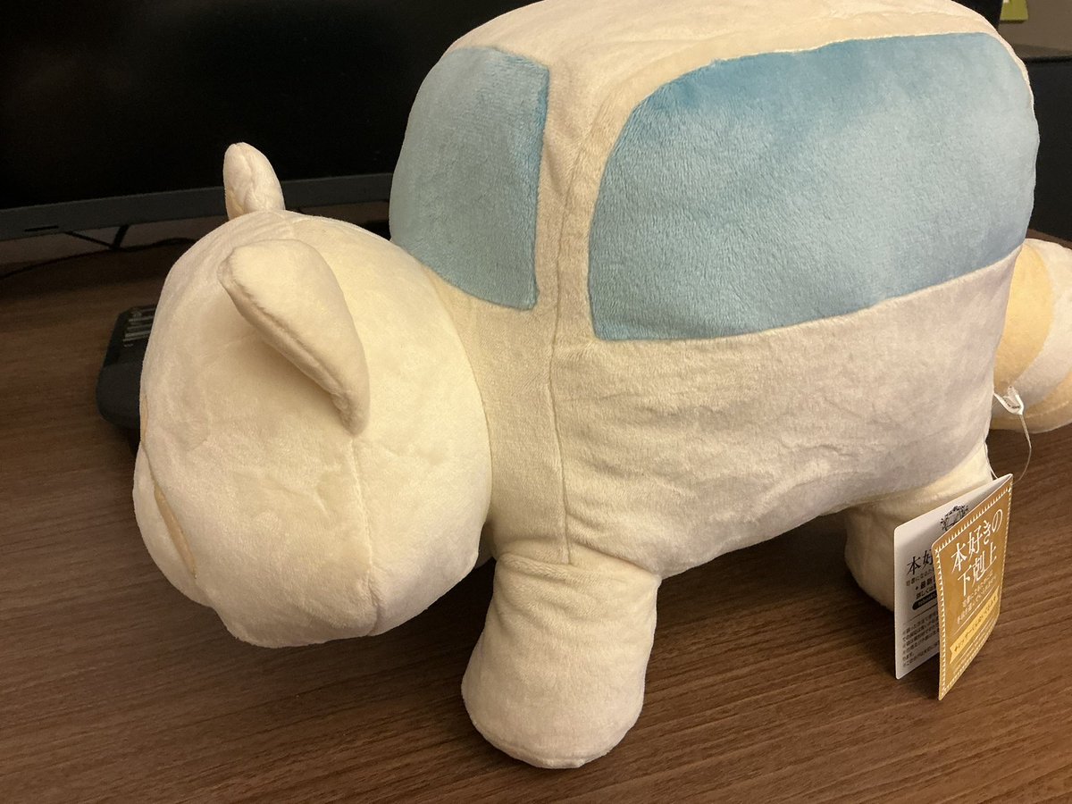 レッサーくんぬいぐるみ の見本が届きました。 早速撫で回してもっち