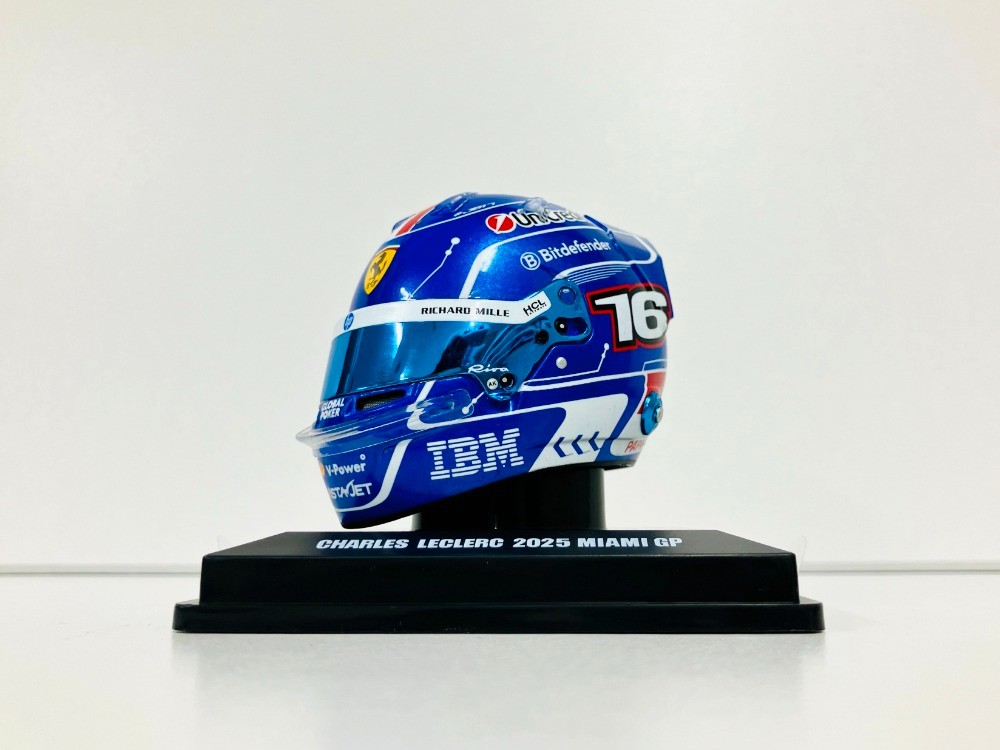 🏄🏻‍♂️【#ルクレール #フェラーリ 2025 マイアミGP ヘルメット 1/5