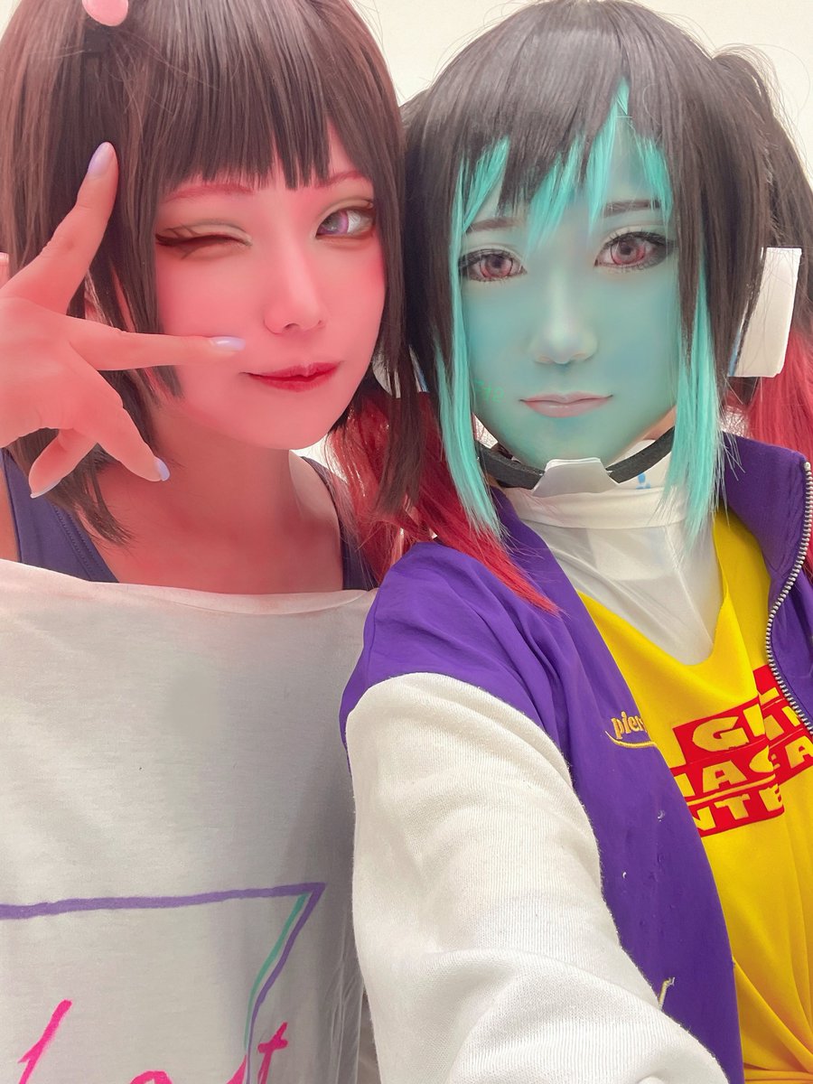 ⚠︎ コスプレ cosplay ミルキーサブウェイのギャル2人してきたよ