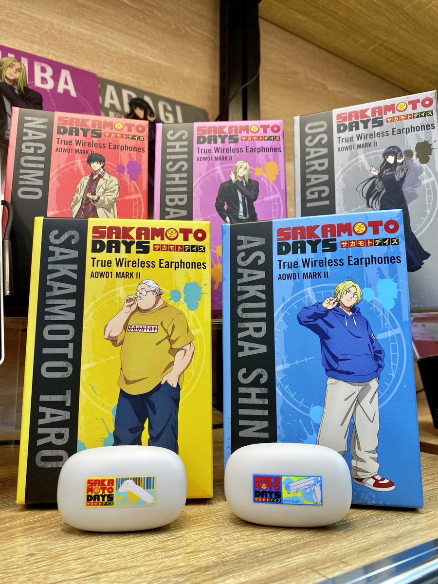 TVアニメ『SAKAMOTO DAYS』コラボワイヤレスイヤホン受注販売中