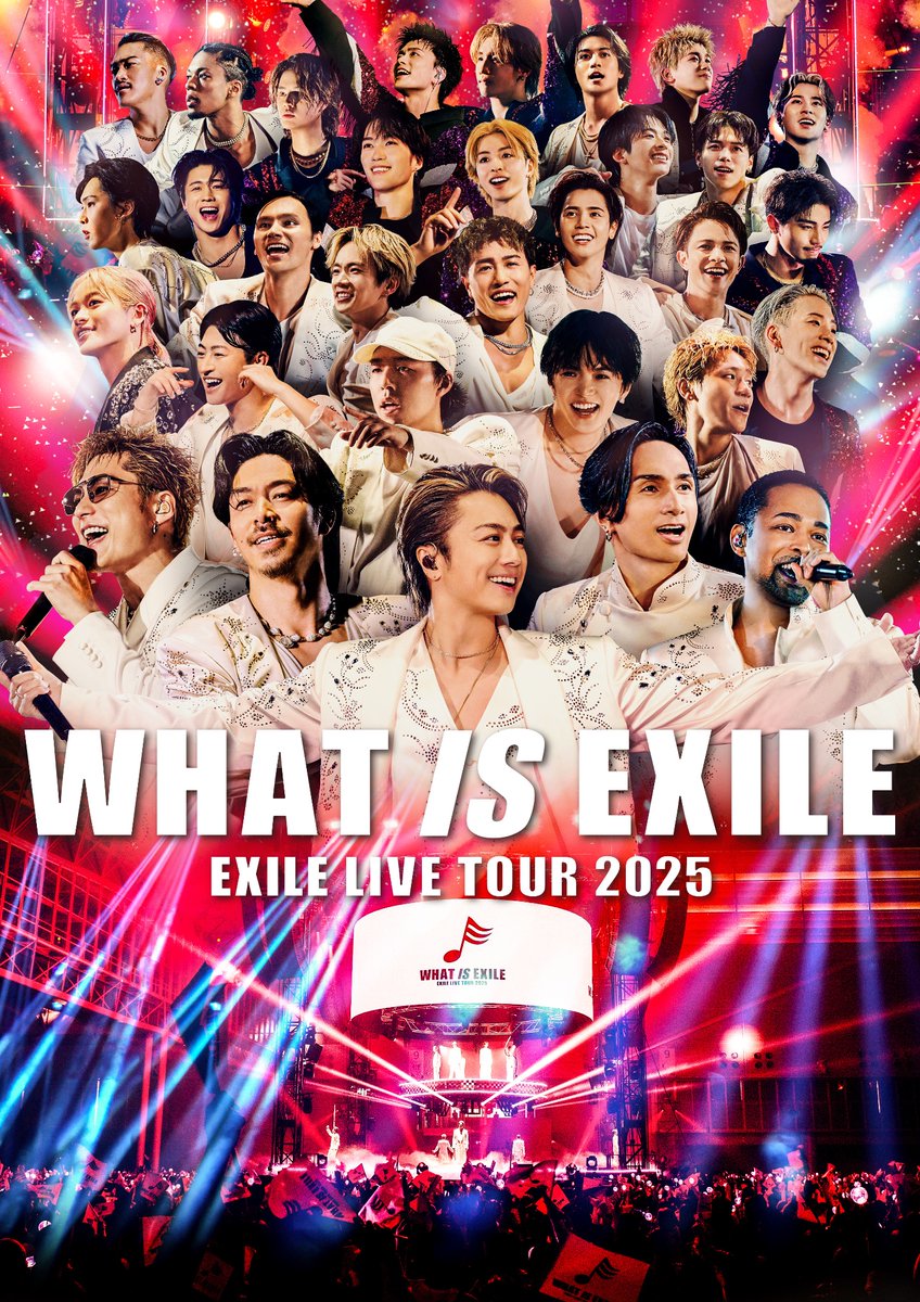 ♪ ||◤ ジャケ写公開 ◢|| ♪ #EXILE 10.8 Wed on sale LIVE DVD
