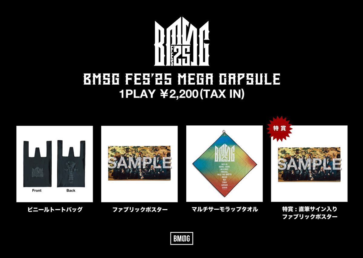 FES'25 スカーフ 【完売商品】BMSG フェス