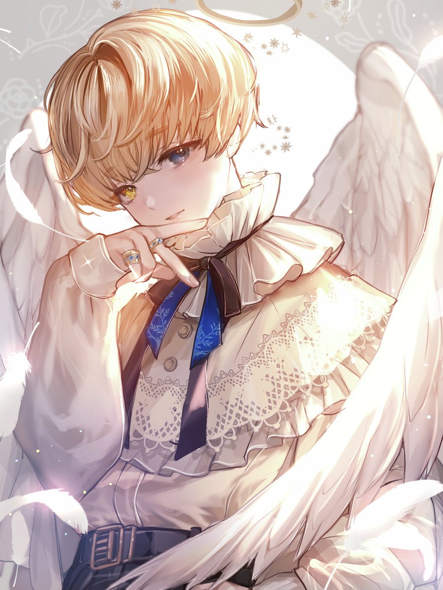 天使の日🪽 #皇千ト #ナイトアウル イラスト：こもりひっき