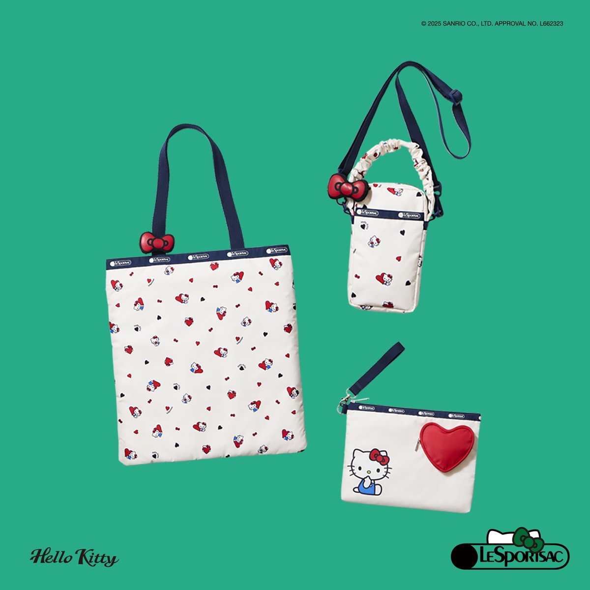 LeSportsac×Hello Kitty／ レスポートサックから、ハローキティの新作