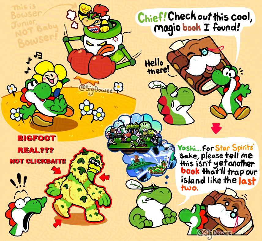 Funny how this is like the third time Yoshi has to deal with