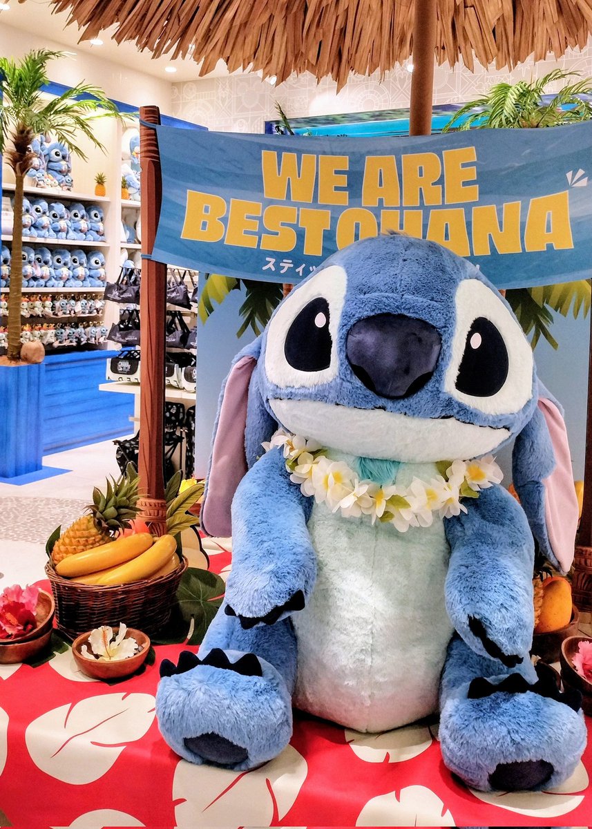 今日の推し活､､スティッチだらけな新宿のディズニーストアへ行ってき