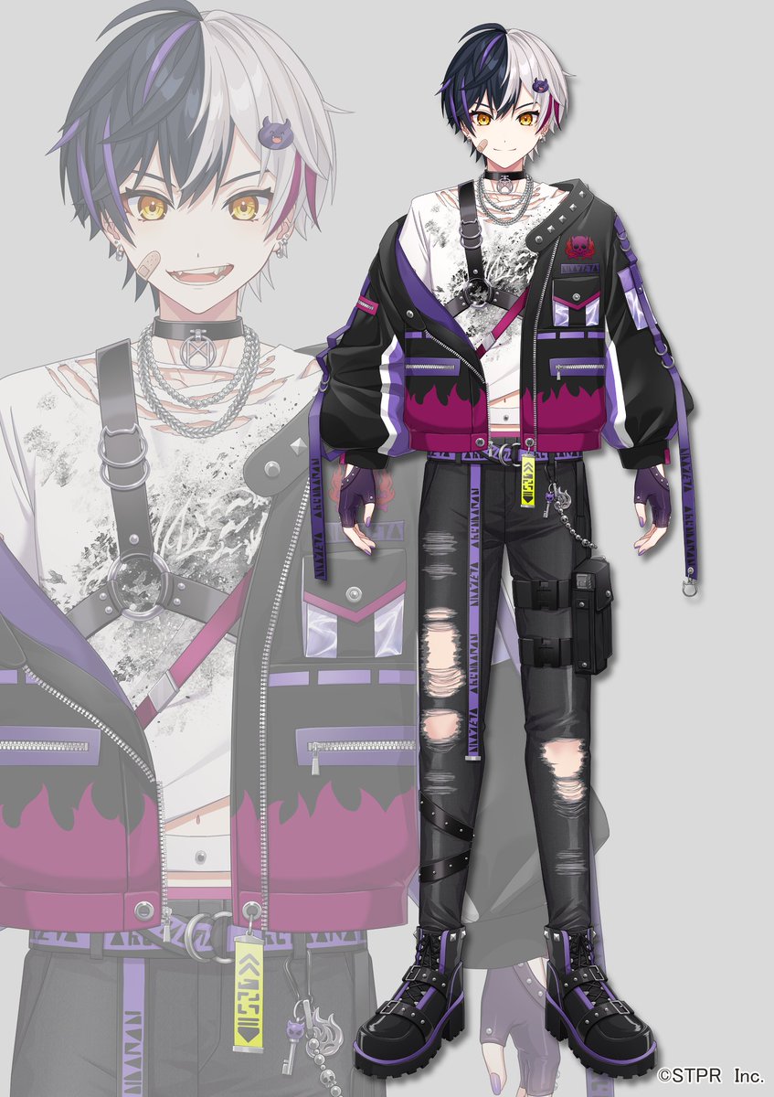 お仕事】 新Vビジュ公開おめでとうございます😈✨ まぜ太さんのVモデル