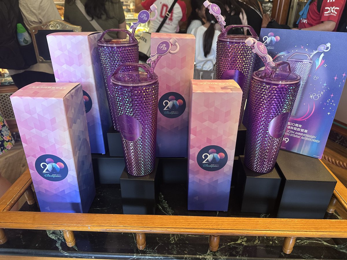 香港ディズニー20周年 スターバックスコラボタンブラー