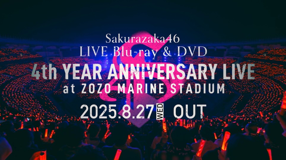Sakurazaka46 LIVE Blu-ray & DVD 4th YEAR ANNIVERSARY LIVE at ZOZO