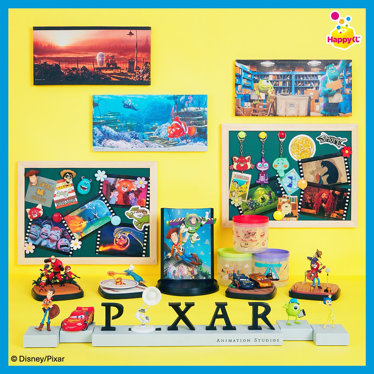 🟡本日発売！ピクサーくじ🔵 ＼ 💡Happyくじ/PIXAR 2025💡 本日7/4(金