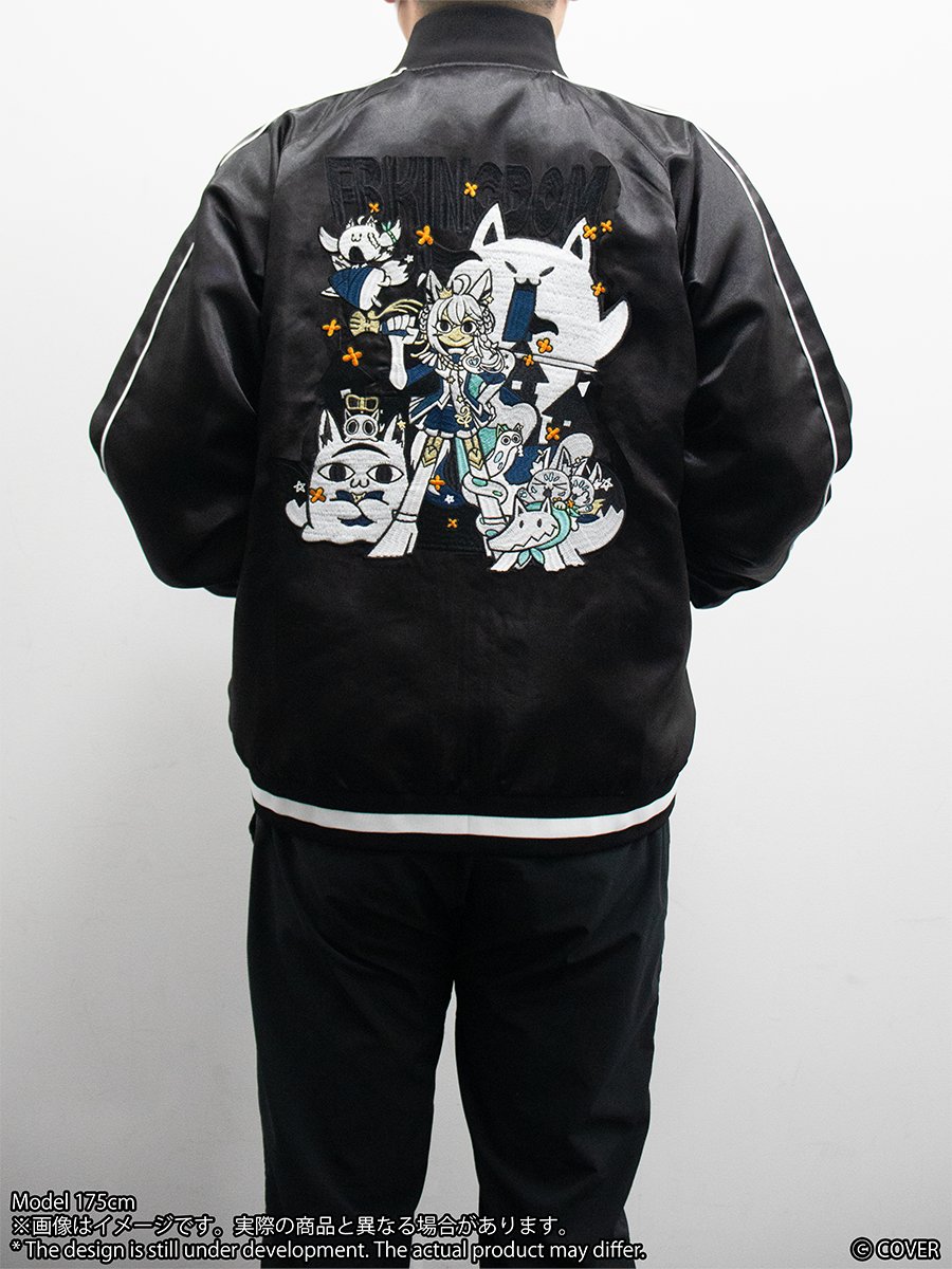 白上フブキ 7周年記念グッズ　FBKINGDOMスカジャン　ホロライブ　新品 白上フブキ 7周年 スカジャン 完全受注生産 限定品 ホロライブ 希少