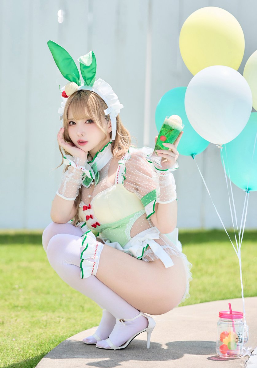 クリームソーダバニー、大反響につき グリーンが完売いたしました