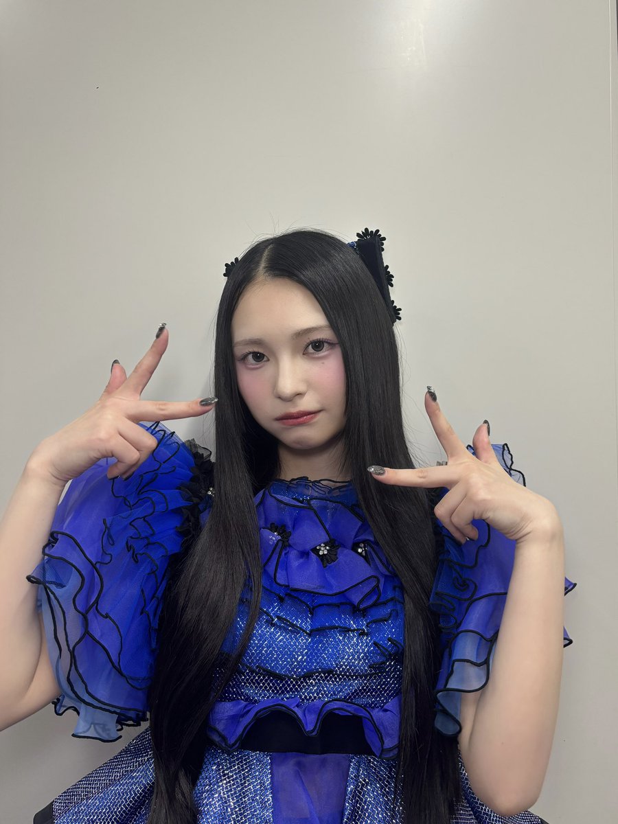 音楽の日ありがとうございました🖤 CANDY TUNE 青色担当、 桐原美月