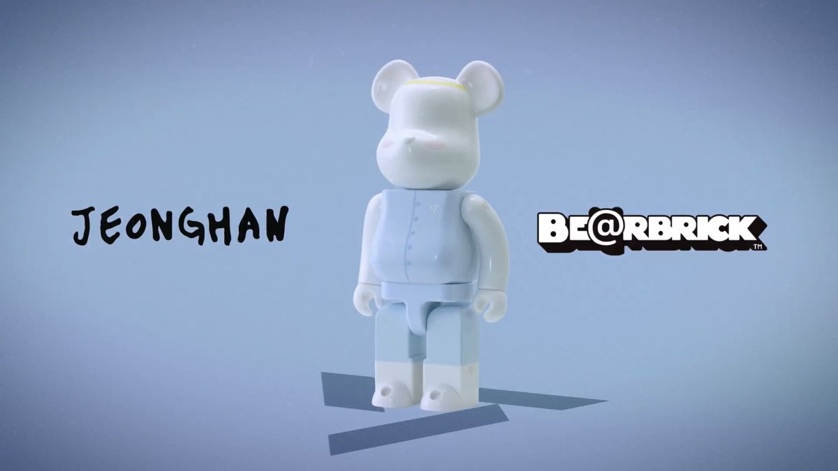 seventeen x bearbrick 10th anniversary special collaboration #정한