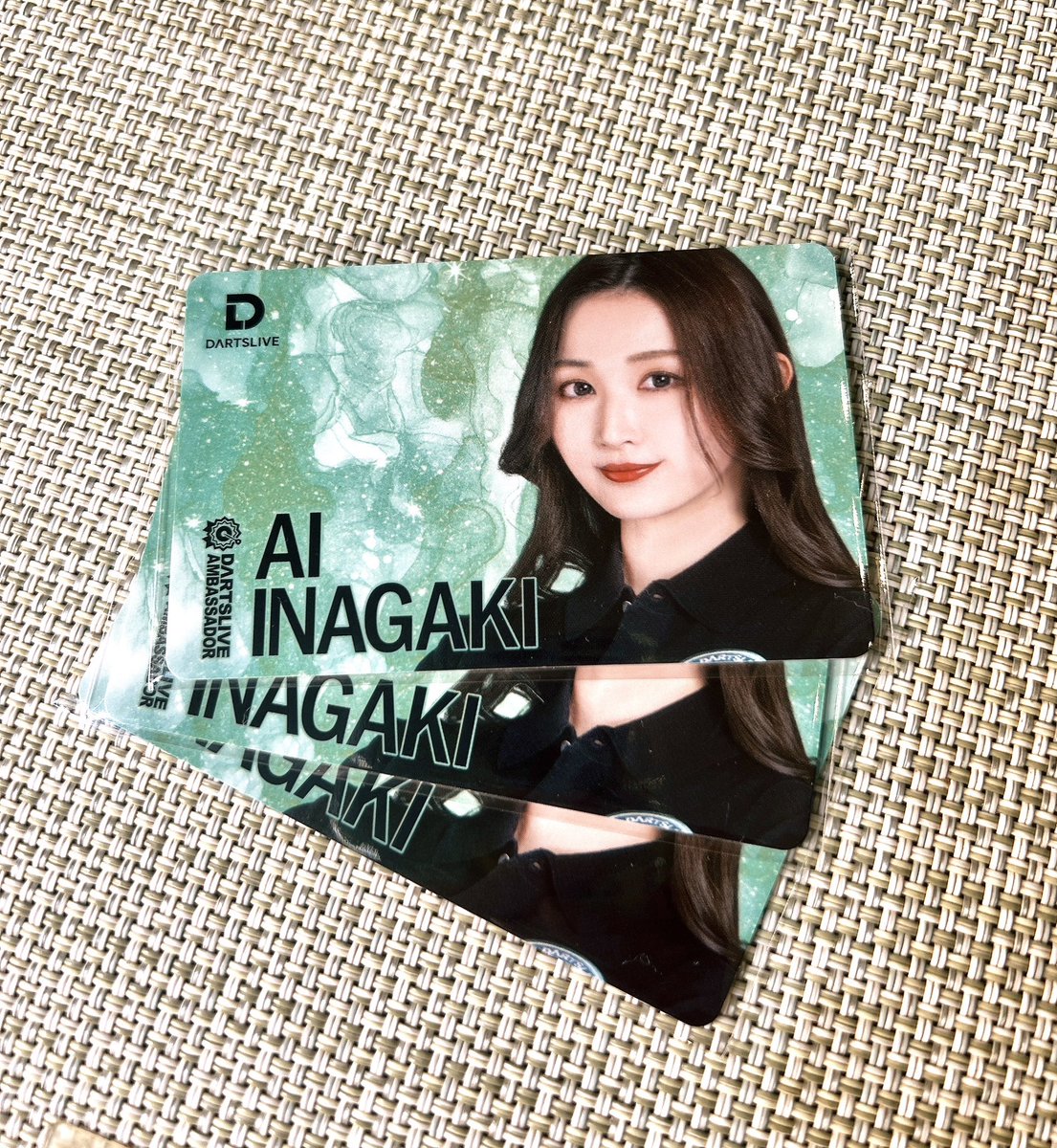 ダーツライブ公式の稲垣亜衣ライブカードが少量ですが手元に