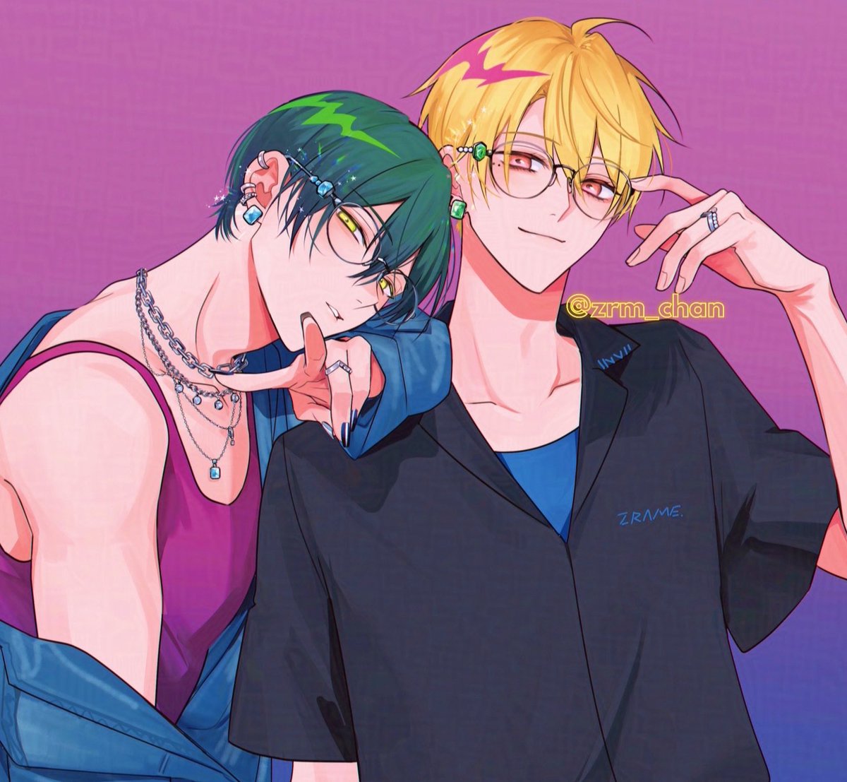 🐬⚯ ͛💜 #幕が下りたら僕らは番