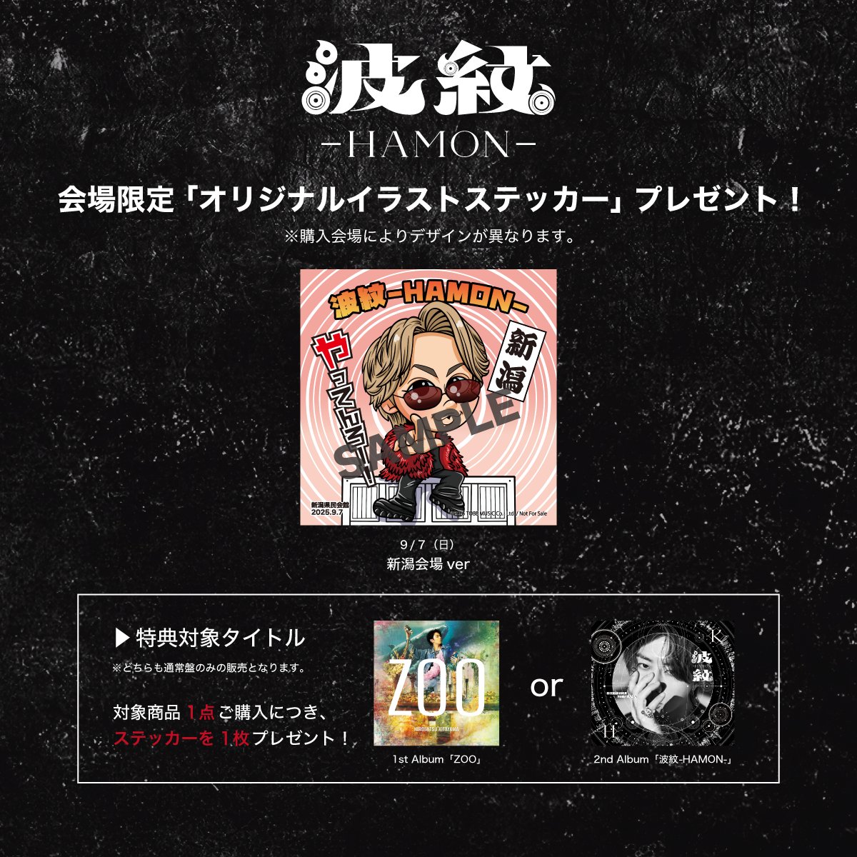 ⋰ HIROMITSU KITAYAMA LIVE TOUR 2025 「波紋-HAMON-」新潟公演