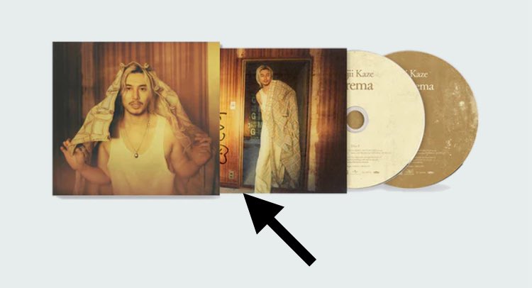 藤井風 USA購入 Prema Sighed サイン入り 藤井風 USA購入 Prema Sighed