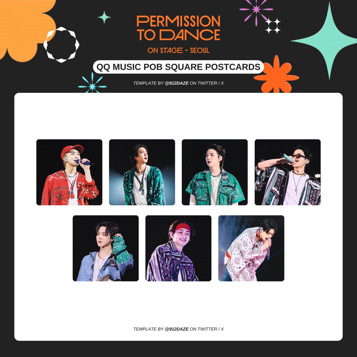 BTS PERMISSION TO DANCE ON STAGE PTD SEOUL PC PHOTOCARD DC DIGITAL